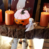 Fall Artificial Pumpkins Velvet Foam Pumpkin Thanksgiving Halloween Decoration Autumn Table Centerpiece Decorative Ornaments - NTKSTORE